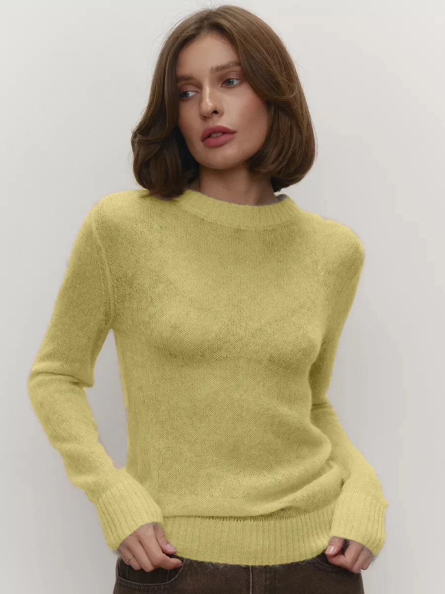 Elodie Mohair Knit Sweater