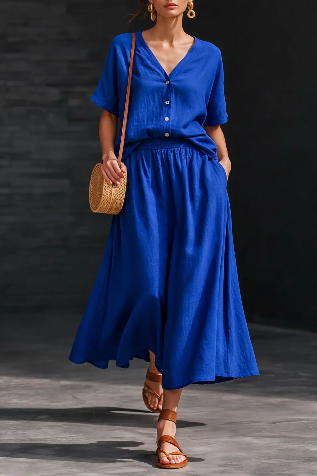 Isla Elegant Relaxed Co-Ord Set