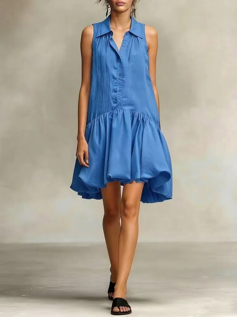 Sienna Breathable Shirt Mini Dress