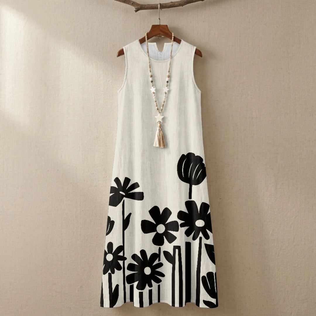 Cressida Floral Print Sleeveless Maxi Dress
