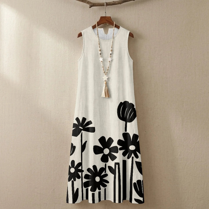 Cressida Floral Print Sleeveless Maxi Dress