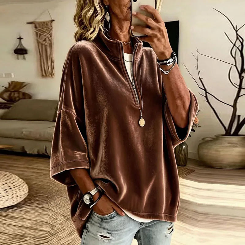 Mirelle Soft Comfort Half Zip Pullover