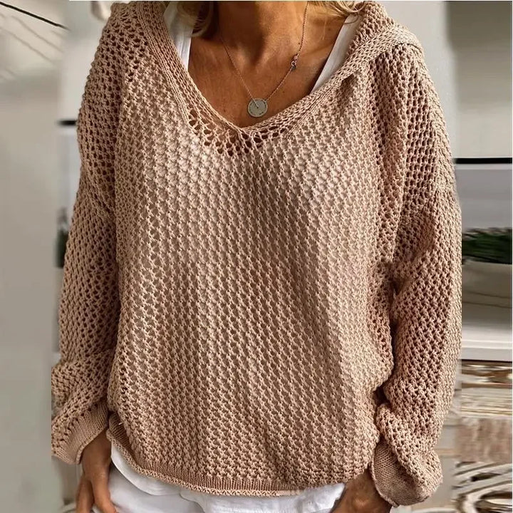 Aveline Lightweight V Neck Sweater