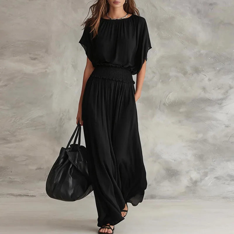 Heather High Waist Maxi Dress