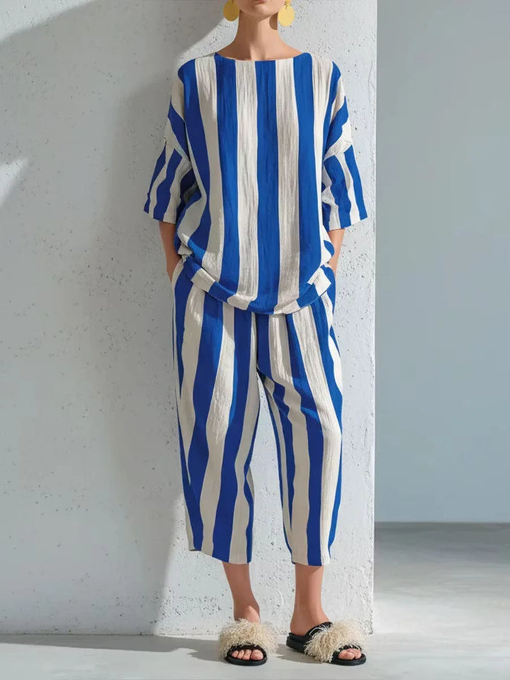 Reese Casual Striped Co-Ord Set