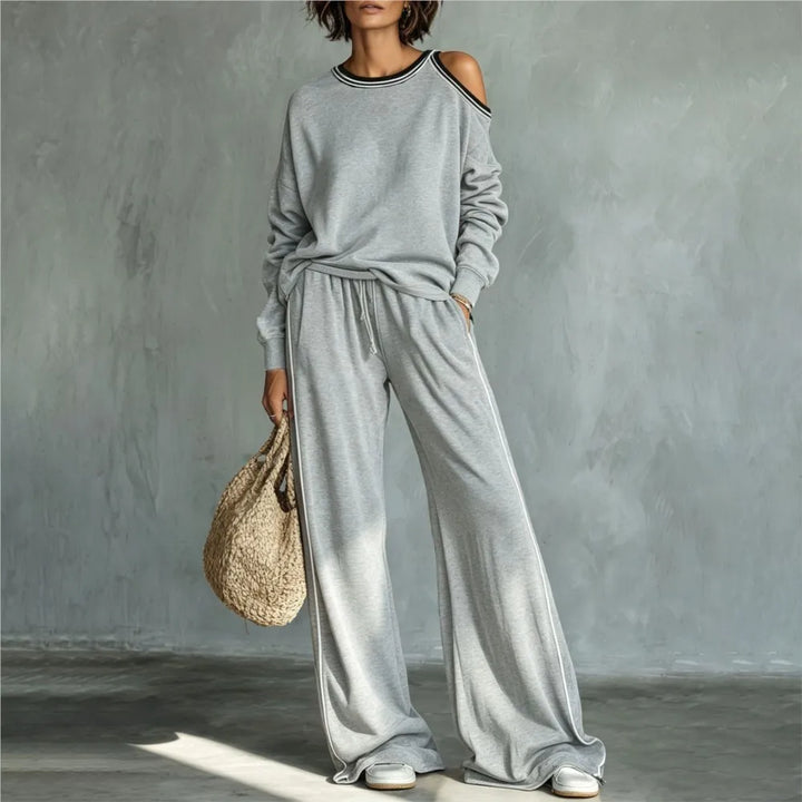 Ann Cold Shoulder Lounge Set