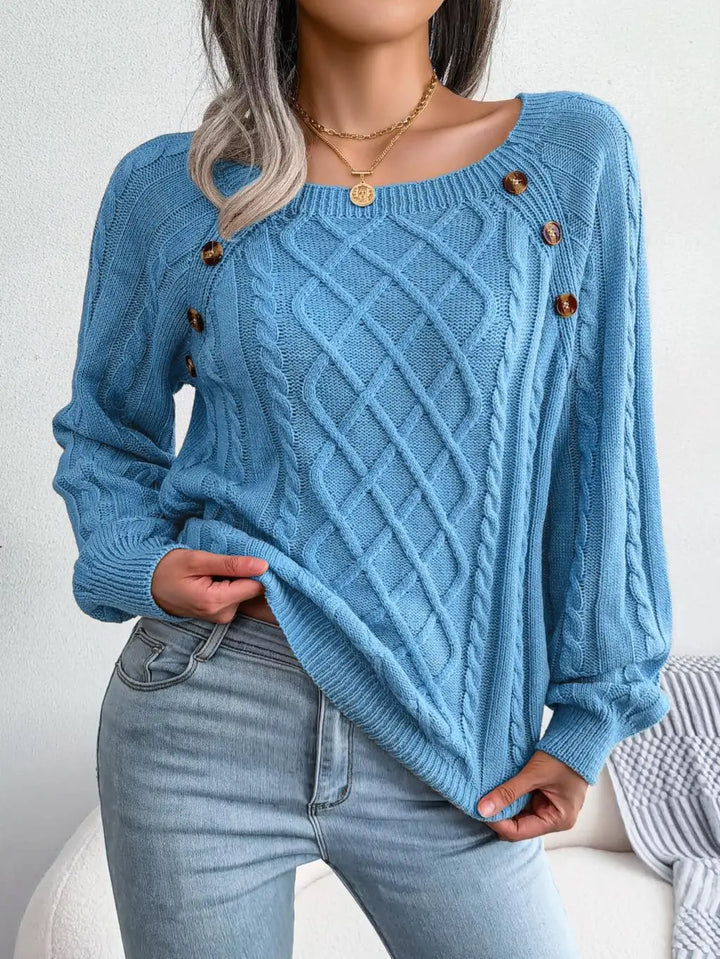 Briony Square Neck Sweater