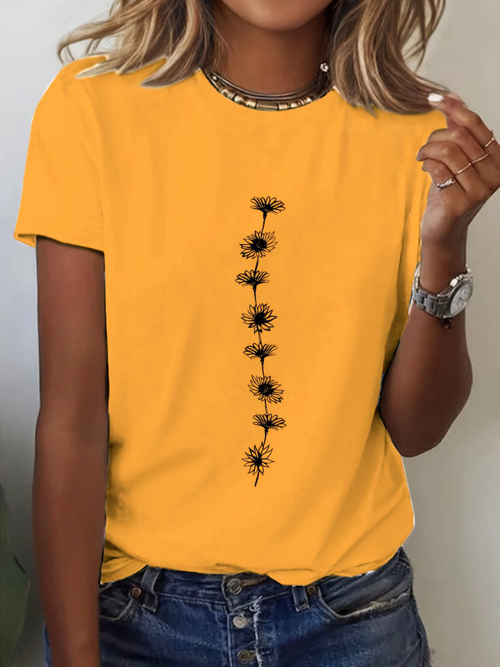 Kyra Sunflower Graphic Tee