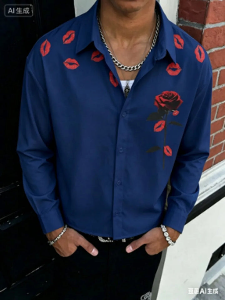 Hudson Graphic Button Front Shirt