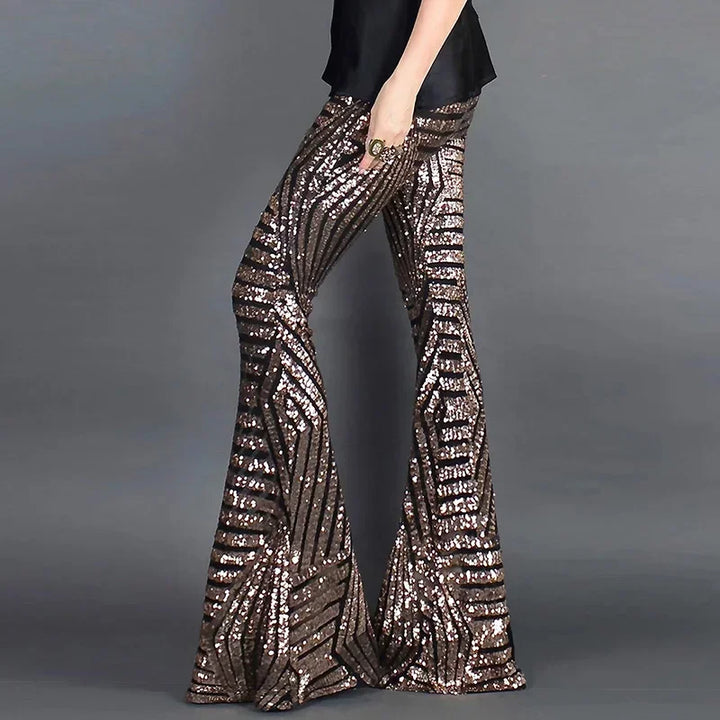 Aaliyah Sequin Flare Pants