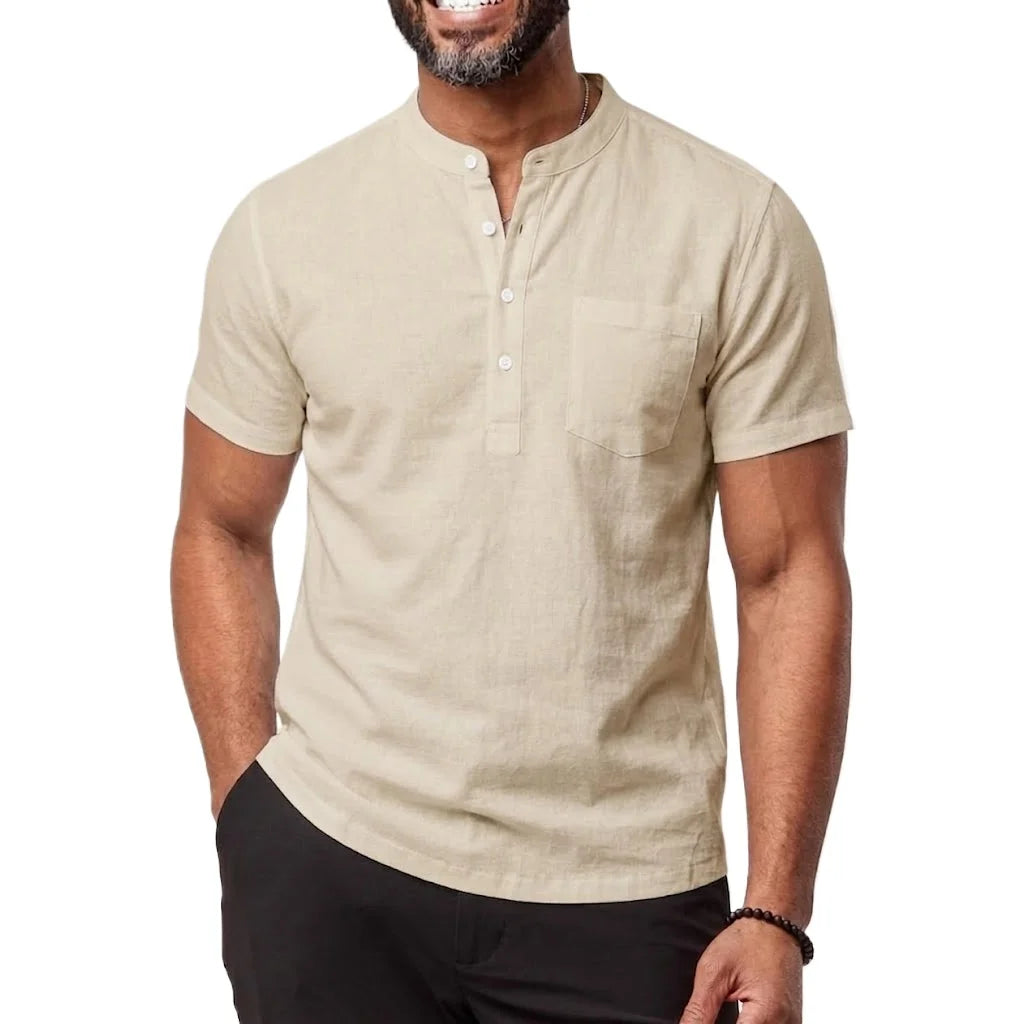 Blake Breathable Linen Tee