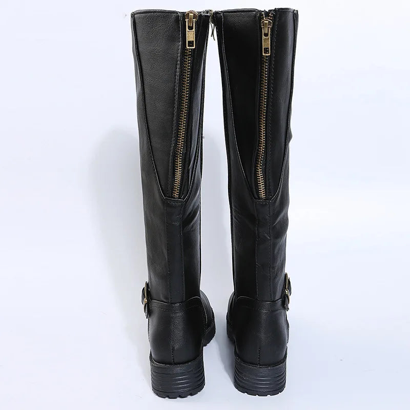 Elaine Side Zip Riding Boots