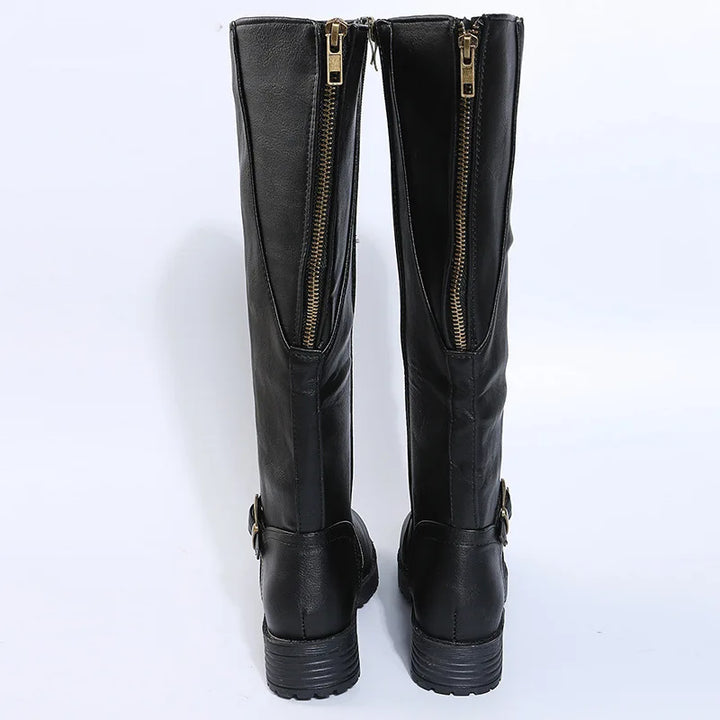 Elaine Side Zip Riding Boots