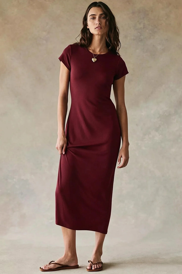 Ashley Elegant Relaxed Midi Dress