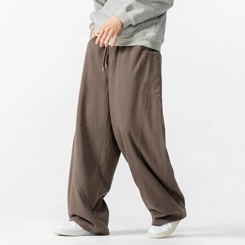 Archer Relaxed Wide Leg Trousers