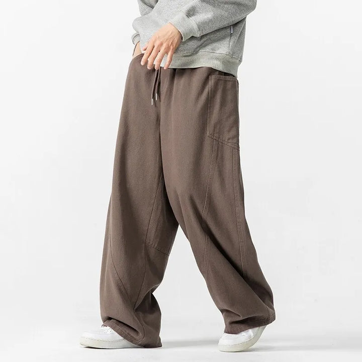 Archer Relaxed Wide Leg Trousers