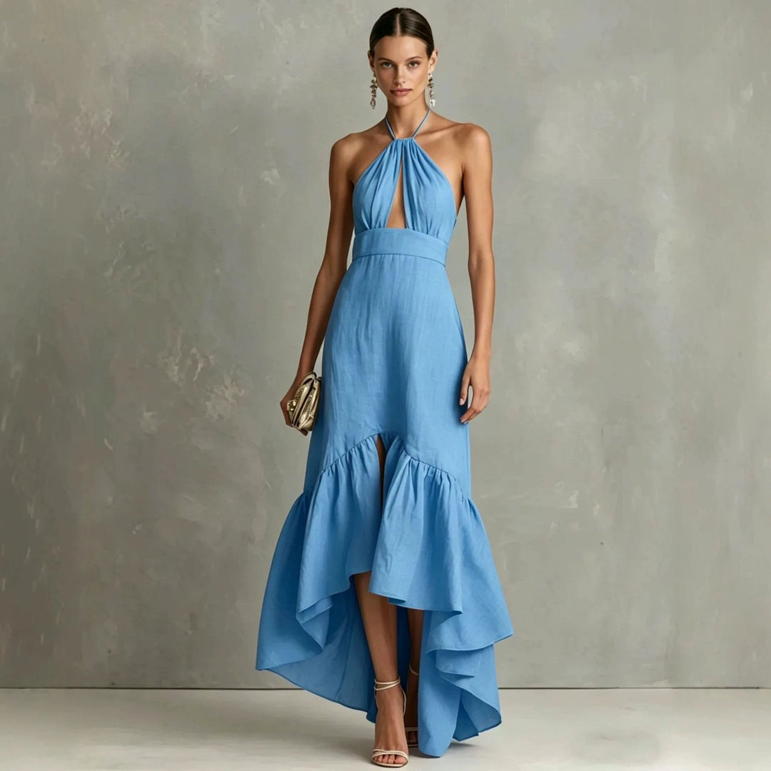 Carter Halter Wedding Guest Dress