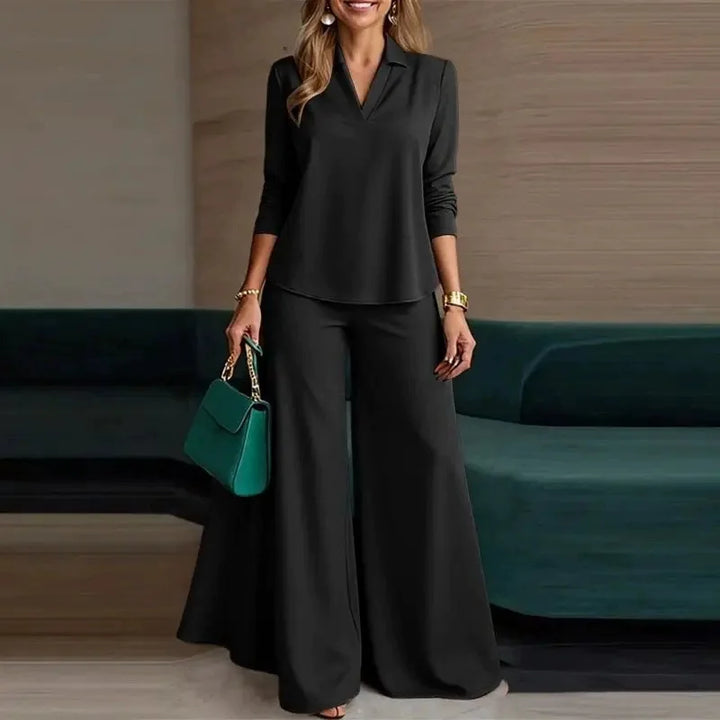 Emery Relaxed Wide Leg Pants Set