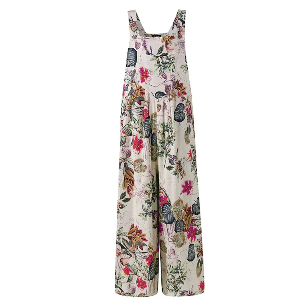 Caroline Floral Pocket Jumpsuit