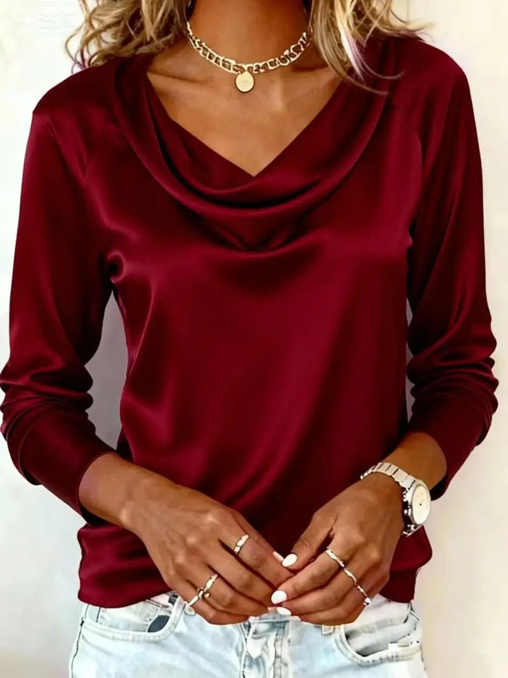 Aveera Cowl Neck Blouse