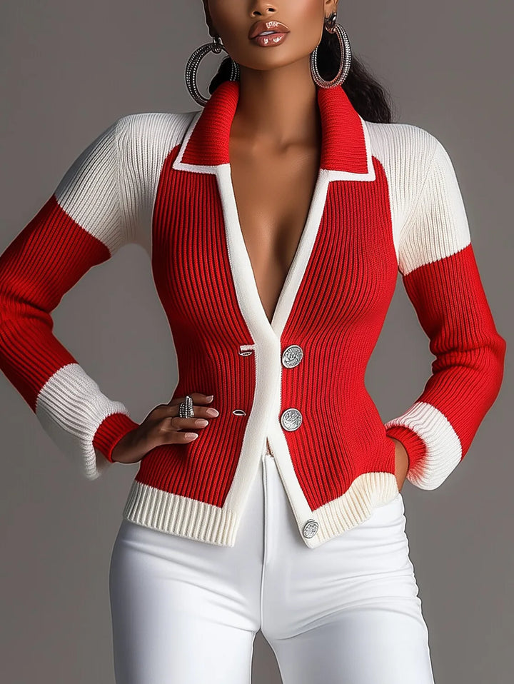Bridget Ribbed Button Cardigan