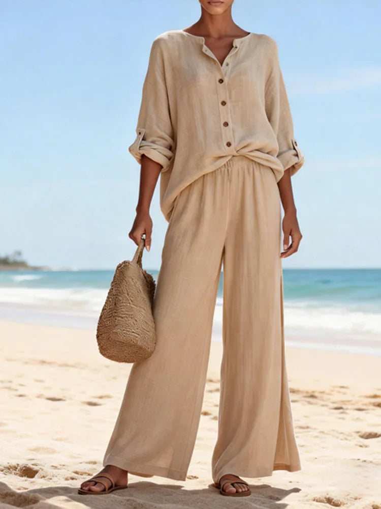 Quinn Casual Summer Trouser Set