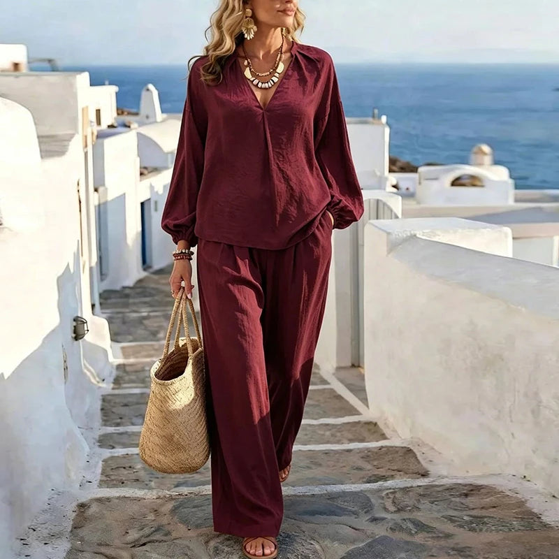 Heide Everyday Relaxed Trouser Set