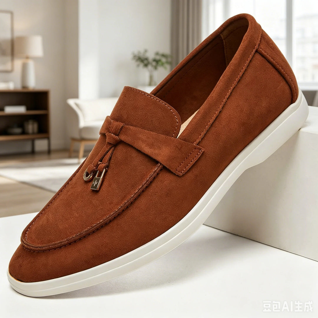Harrison Suede Tassel Loafers