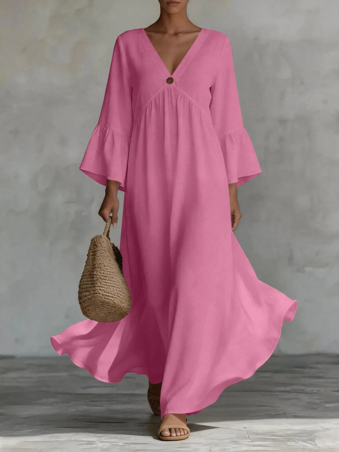 Elowen Casual Flowy Maxi Dress