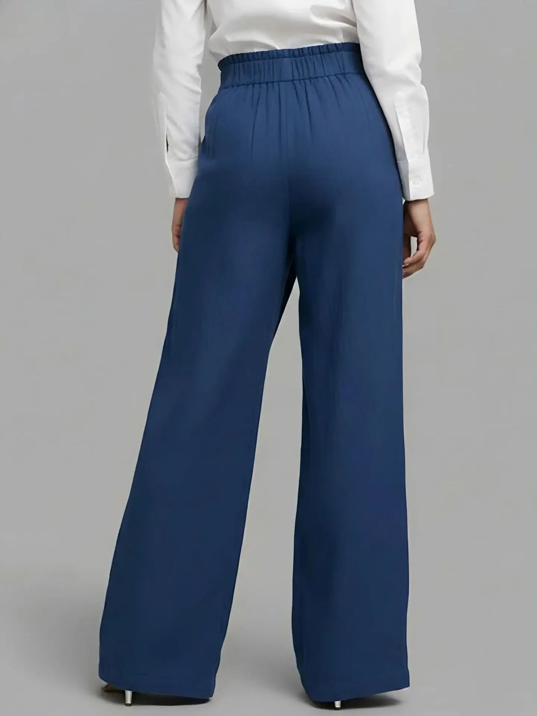 Abby Wrap Linen Wide Leg Pants