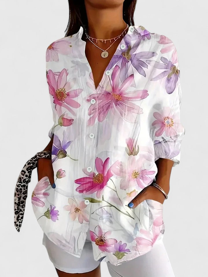 Kaylee Floral Print Blouse