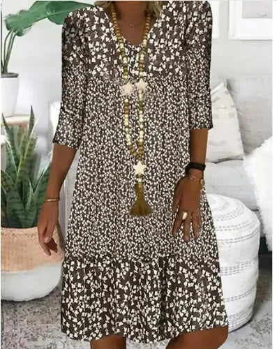 Saylor Casual Floral Mini Dress
