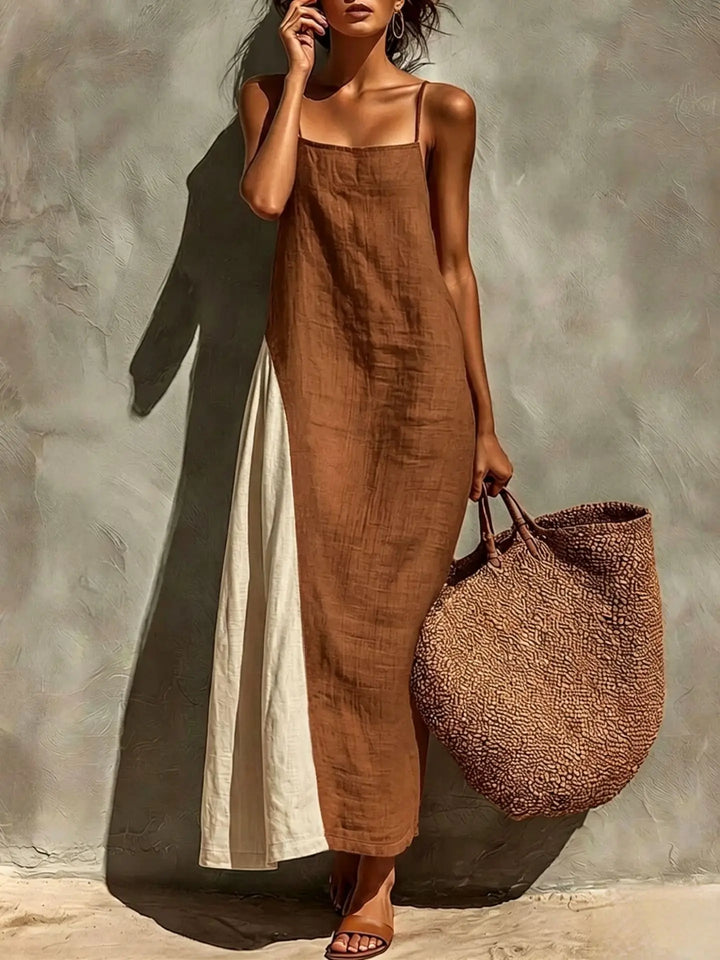 Averie Relaxed Linen Maxi Dress