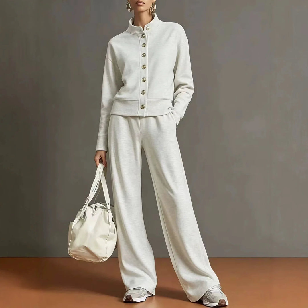 Bianca Button Front Pant Set