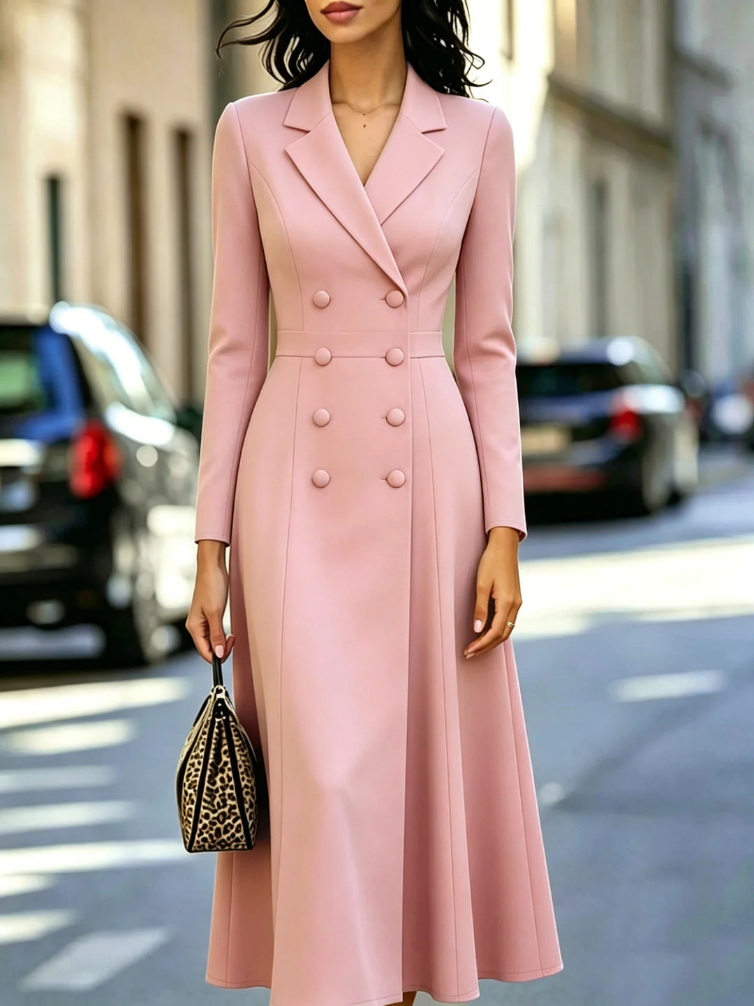 Noelle Tailored Blazer Midi Dress