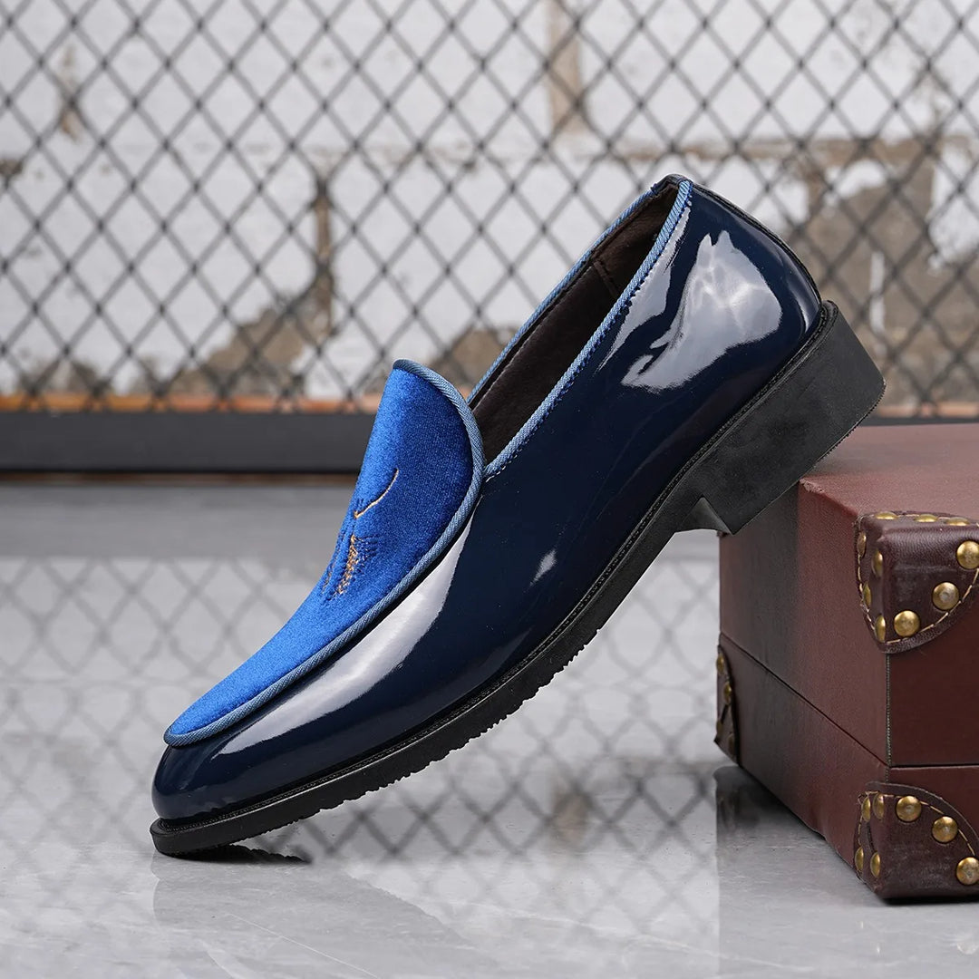 Cassian Metallic Embroidered Loafers