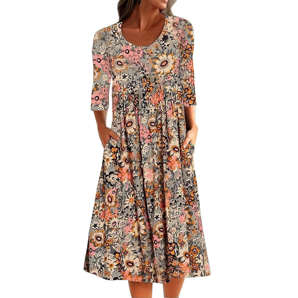 Chelsea Vintage Bloom Midi Dress