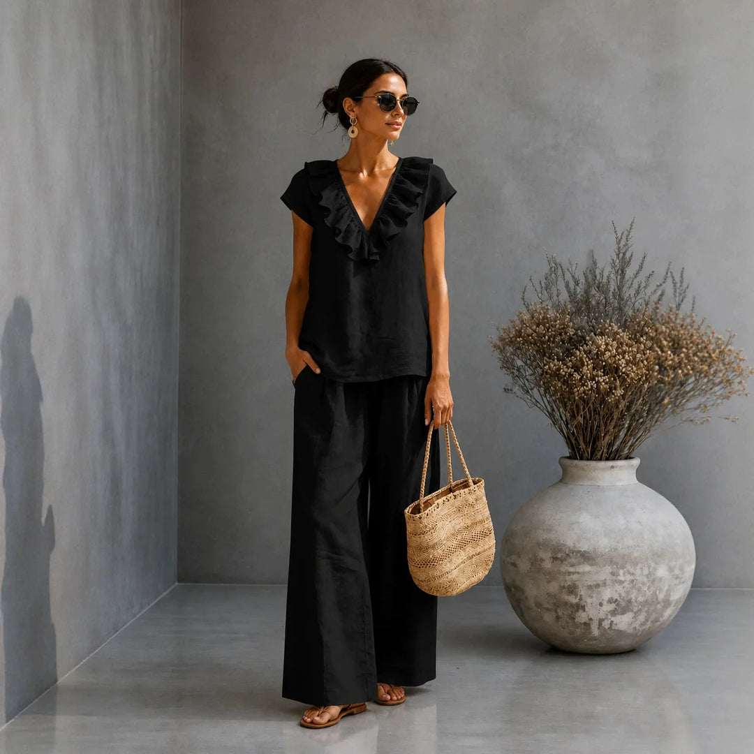 Erich Casual Summer Trouser Set