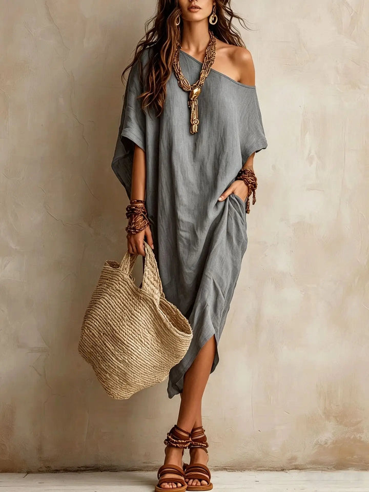 Marielle Batwing Sleeve Midi Dress
