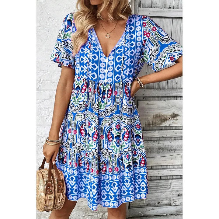 Everly Bohemian Mini Dress