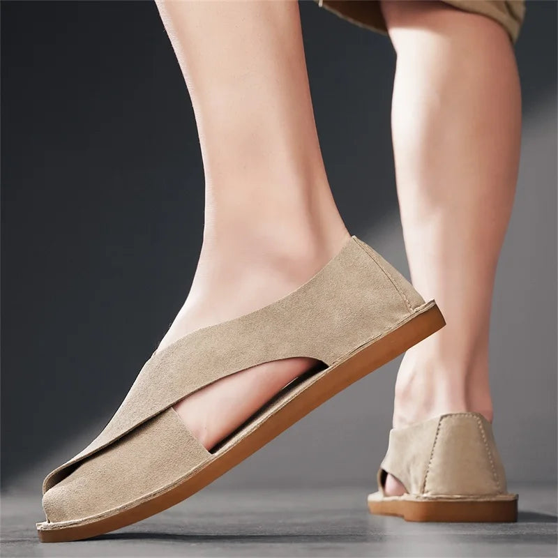Sonny Handcrafted Leather Slippers