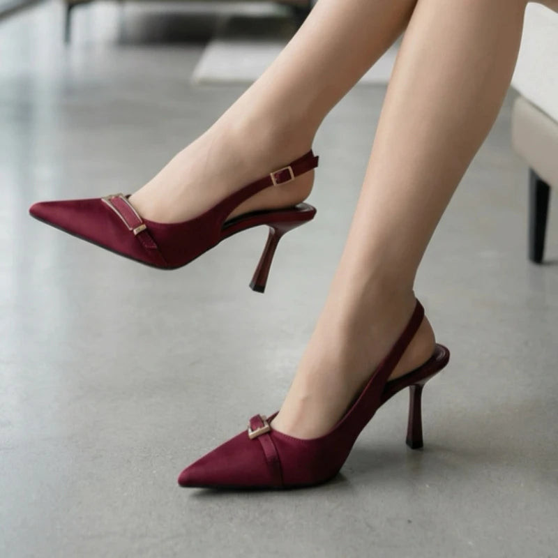 Alannah Pointed Slingback Heels