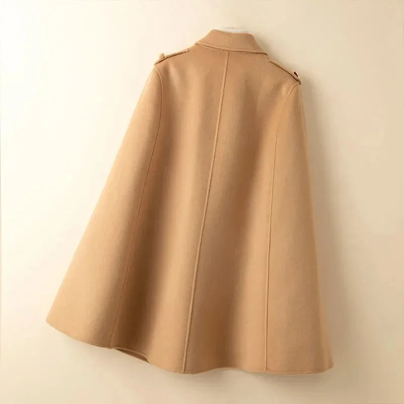 100% Wool Batwing Coat
