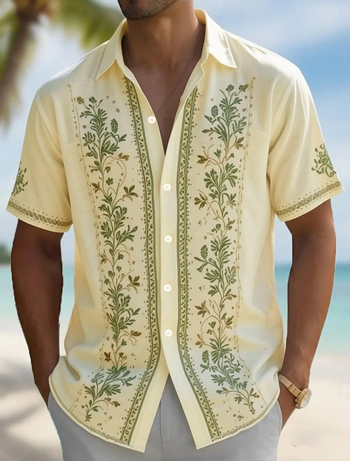 Declan Embroidered Vacation Shirt