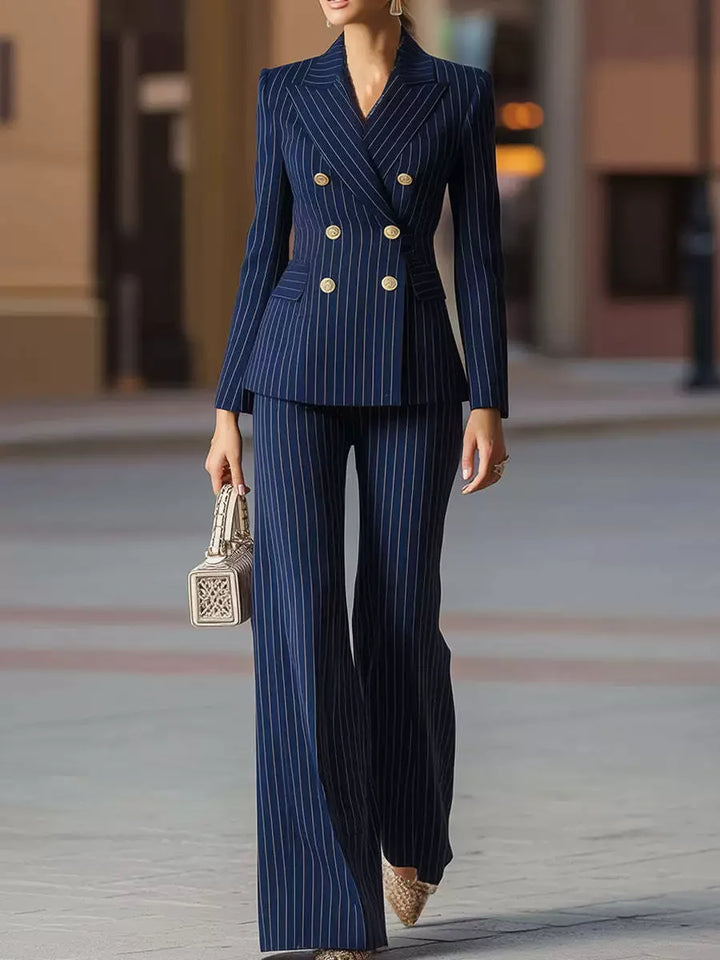 Ines Double Breasted Pant Suit