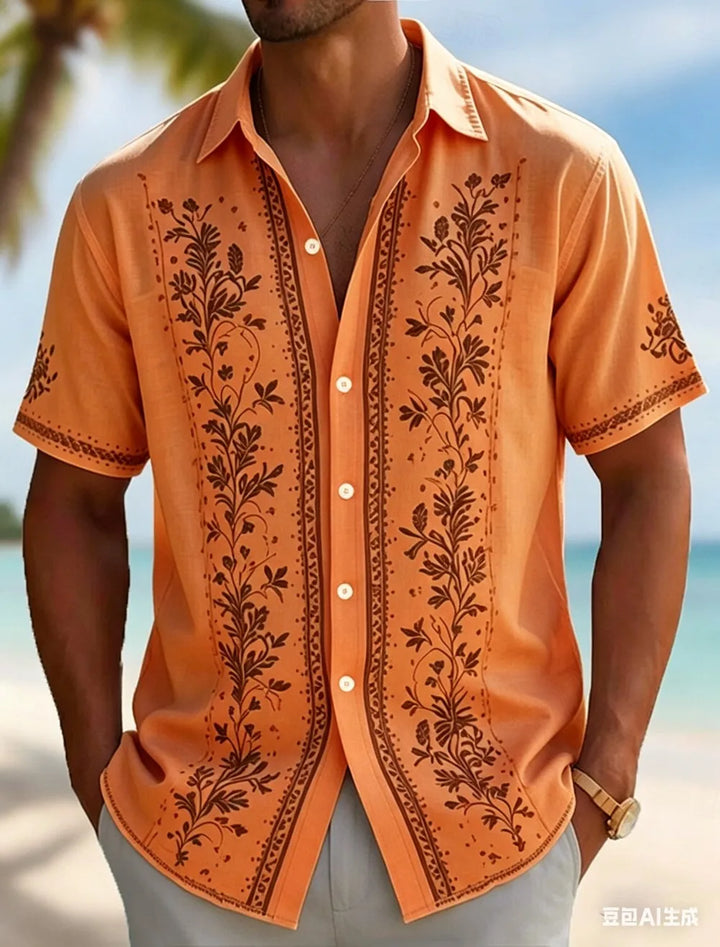 Declan Embroidered Vacation Shirt