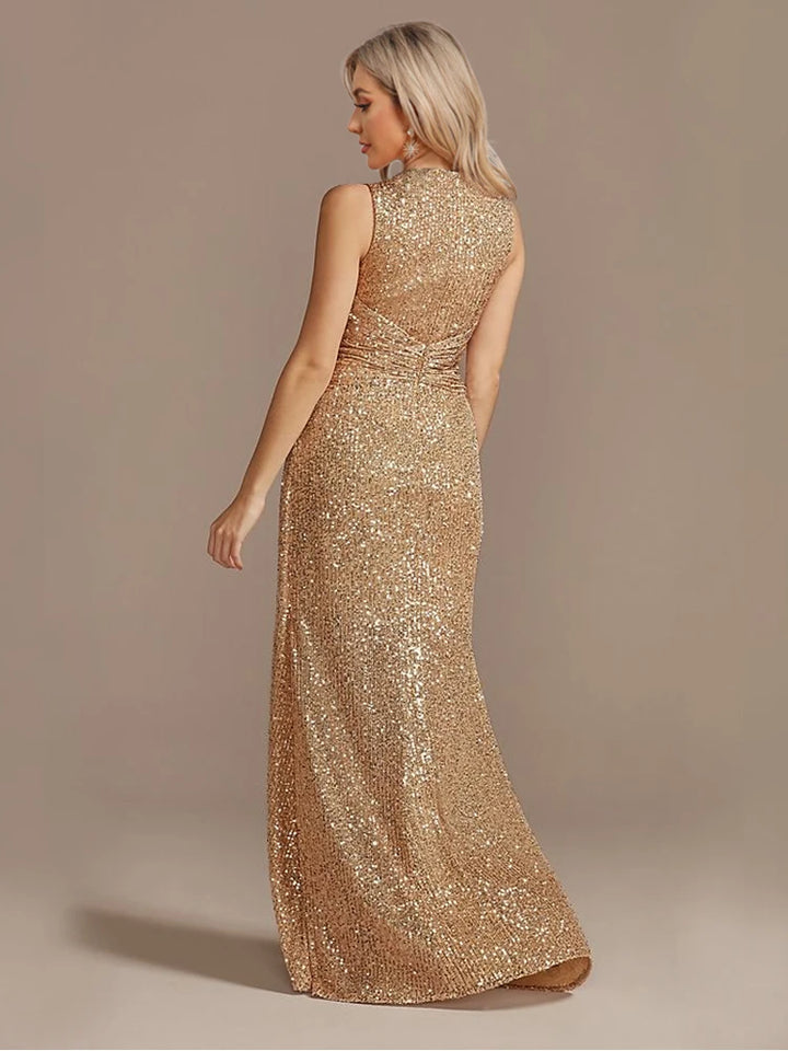 Katherine Sequin Evening Wedding Guest Dress