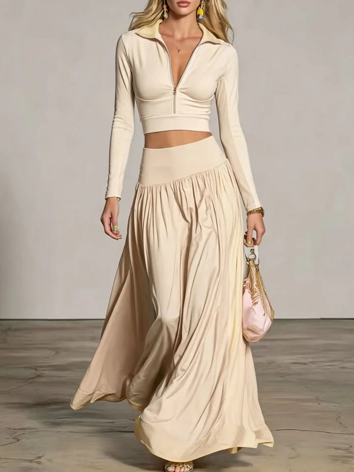 Rosalie Relaxed Flowy Skirt Set