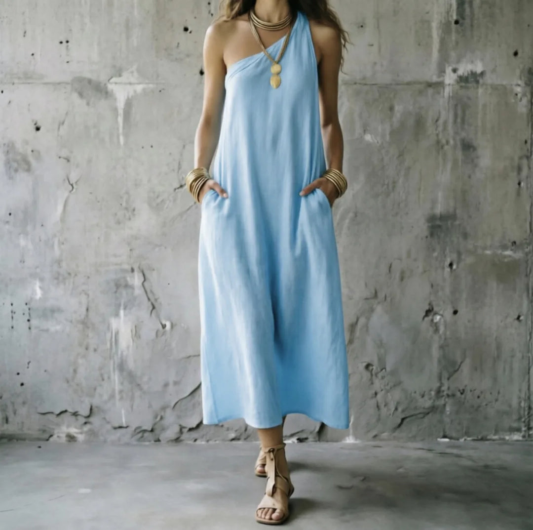 Bella One Shoulder Maxi Dress