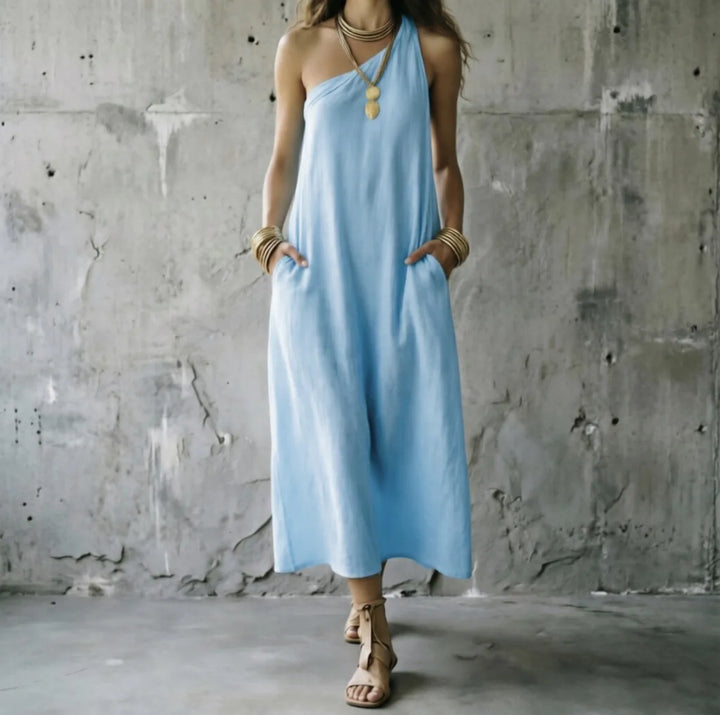 Bella One Shoulder Maxi Dress